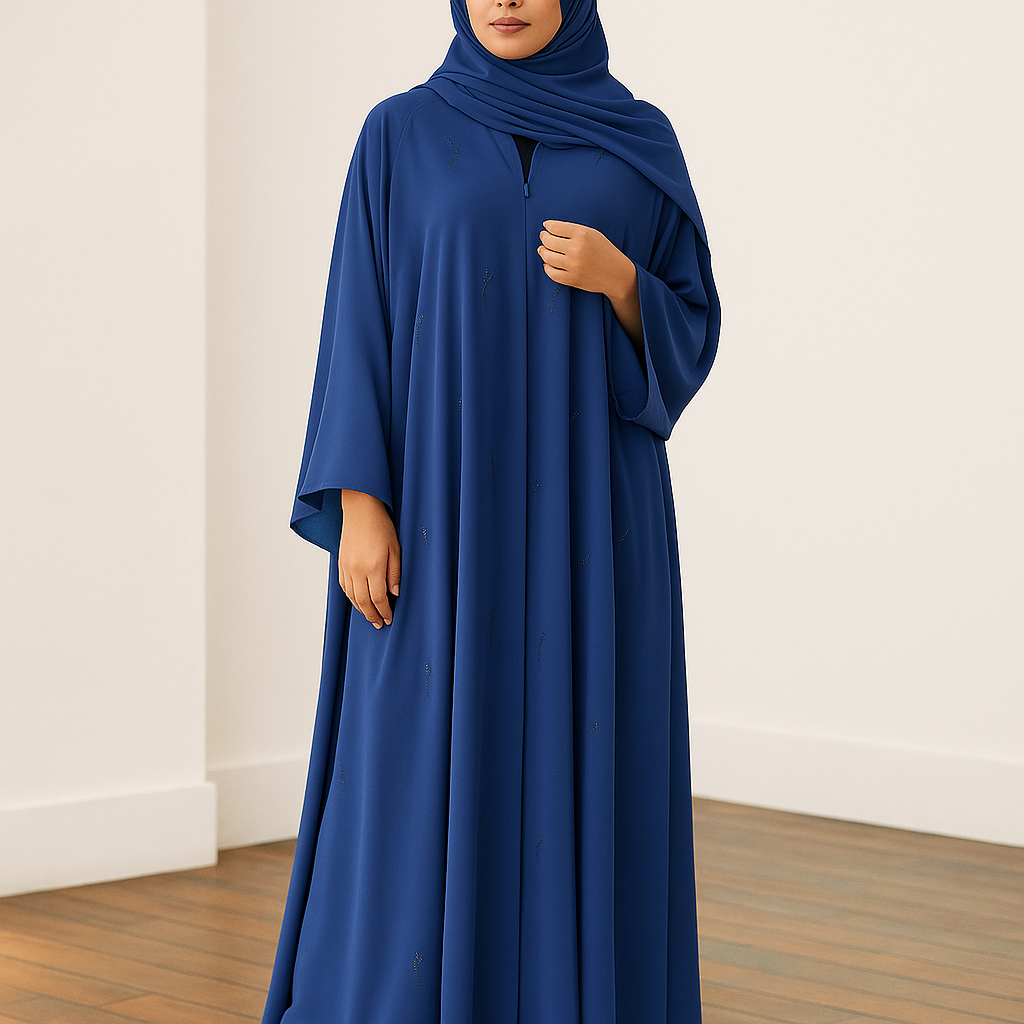 Blue Designer Abaya