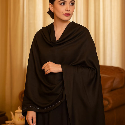 Black Plain Swiss Lawn - Chaddar