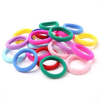 Hair Pony Tailer - Multi Colors Pack of 6