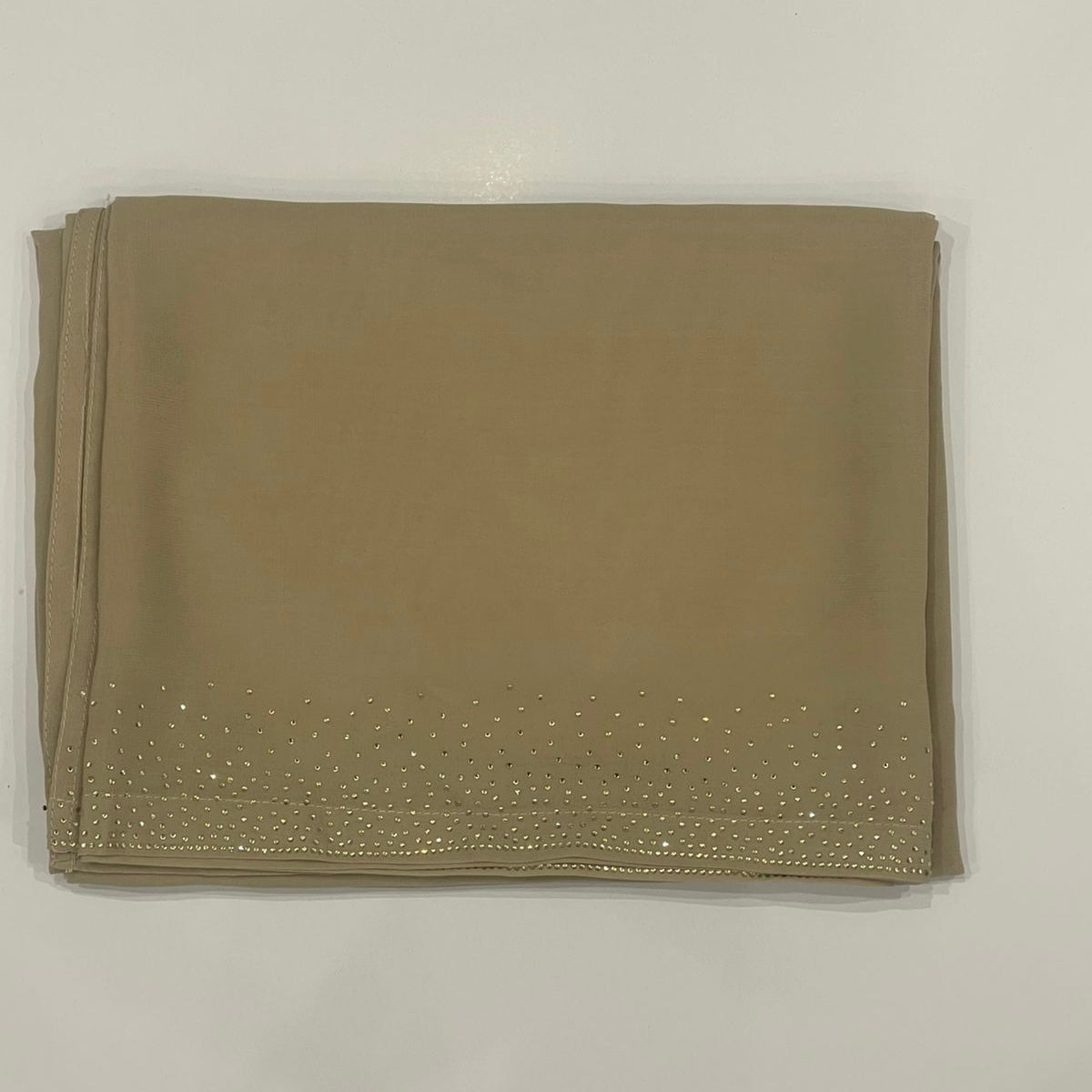 Beige Korean Chiffon - Chaddar