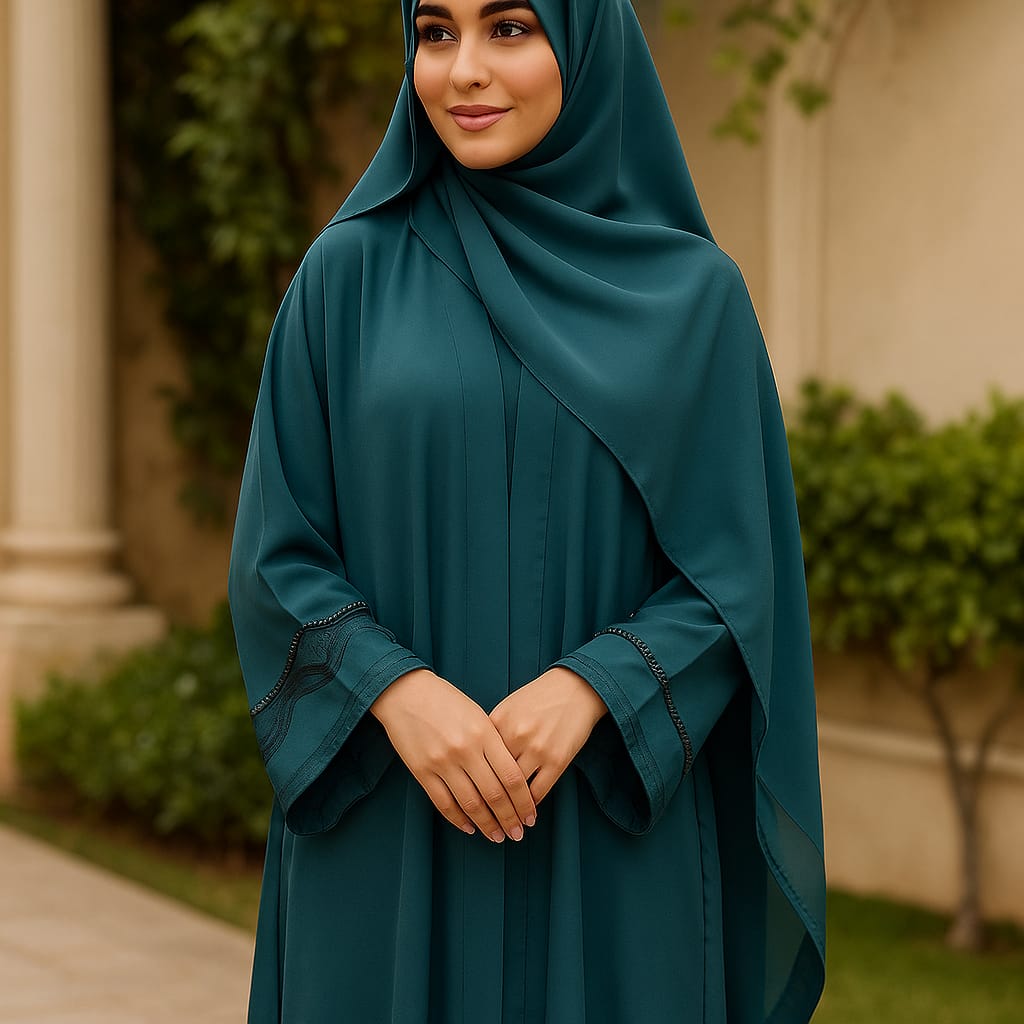 Zinc Plain Abaya