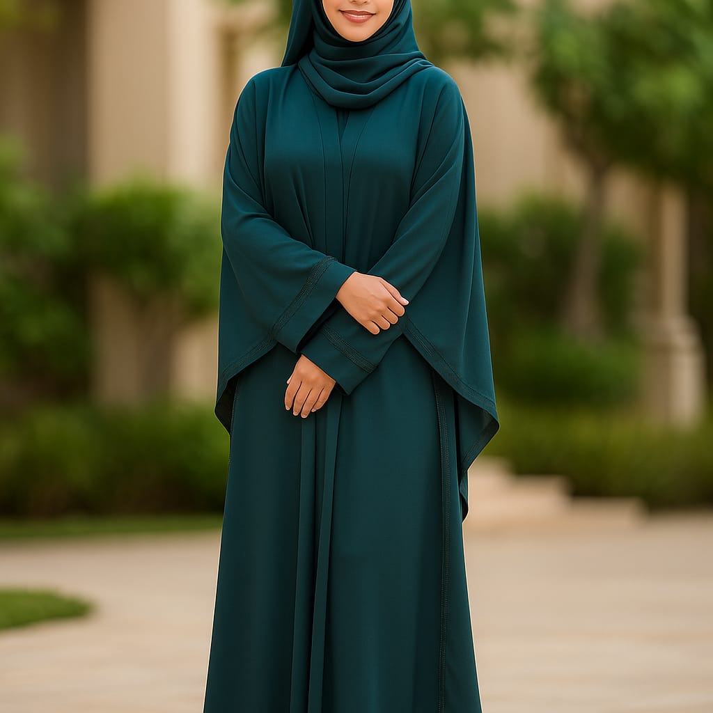 Zinc Plain Abaya