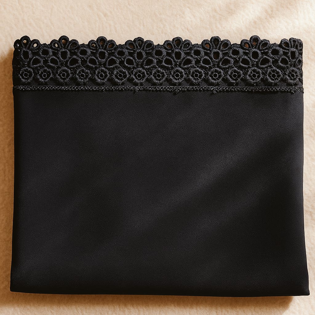 Navy Blue Plain Korean Chiffon - Chaddar