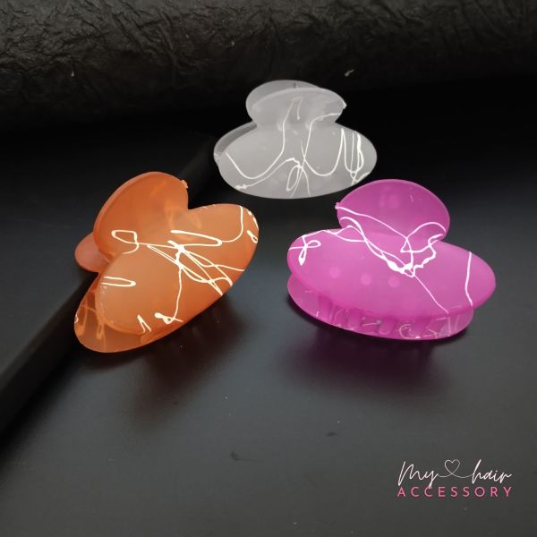 Artistic Colored Hair Clutch - Hair