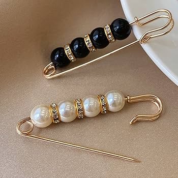 Pearl Brooch Pins - Hijab