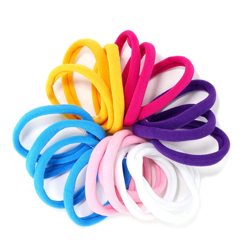 Hair Pony Tailer - Multi Colors Pack of 6