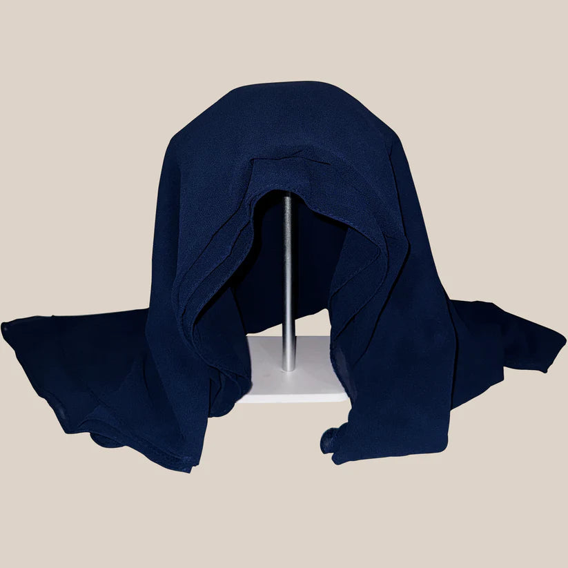 Georgette - Premium Navy Blue