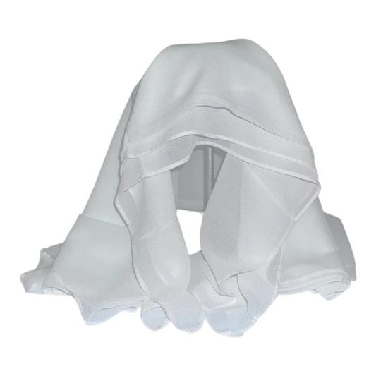 Georgette - Premium White