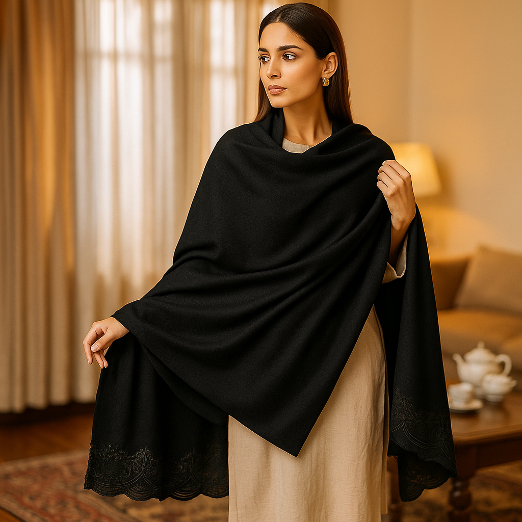 Icon Applique Lawn - Shawl